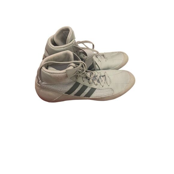 Adidas Mens Gray MMA Boxing Suede HVC 2 Wrestling Sneaker Shoes Size 8 - Picture 2 of 9